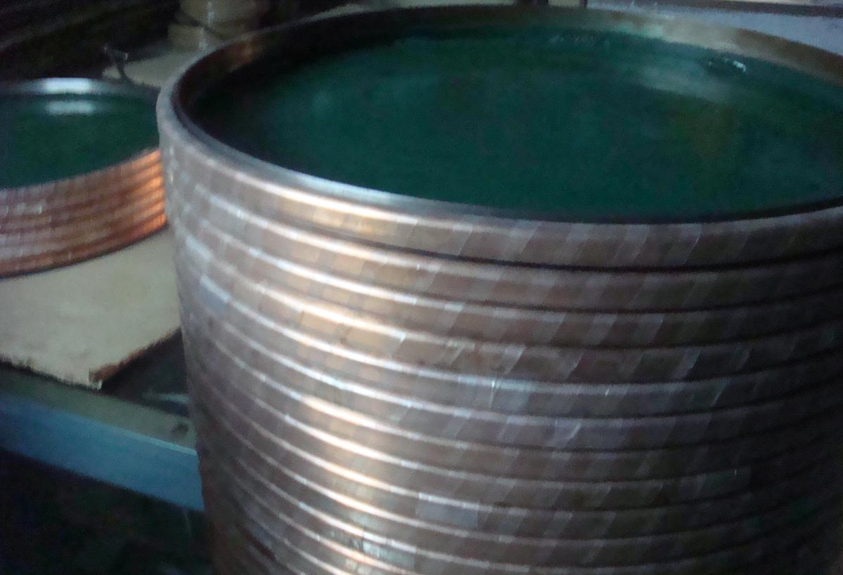 Stack of metal gaskets